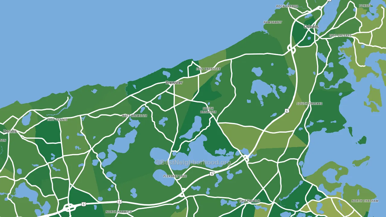 02631, MA block-group voter-turnout map