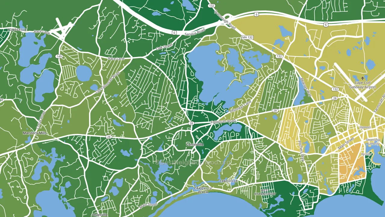 02632, MA block-group voter-turnout map