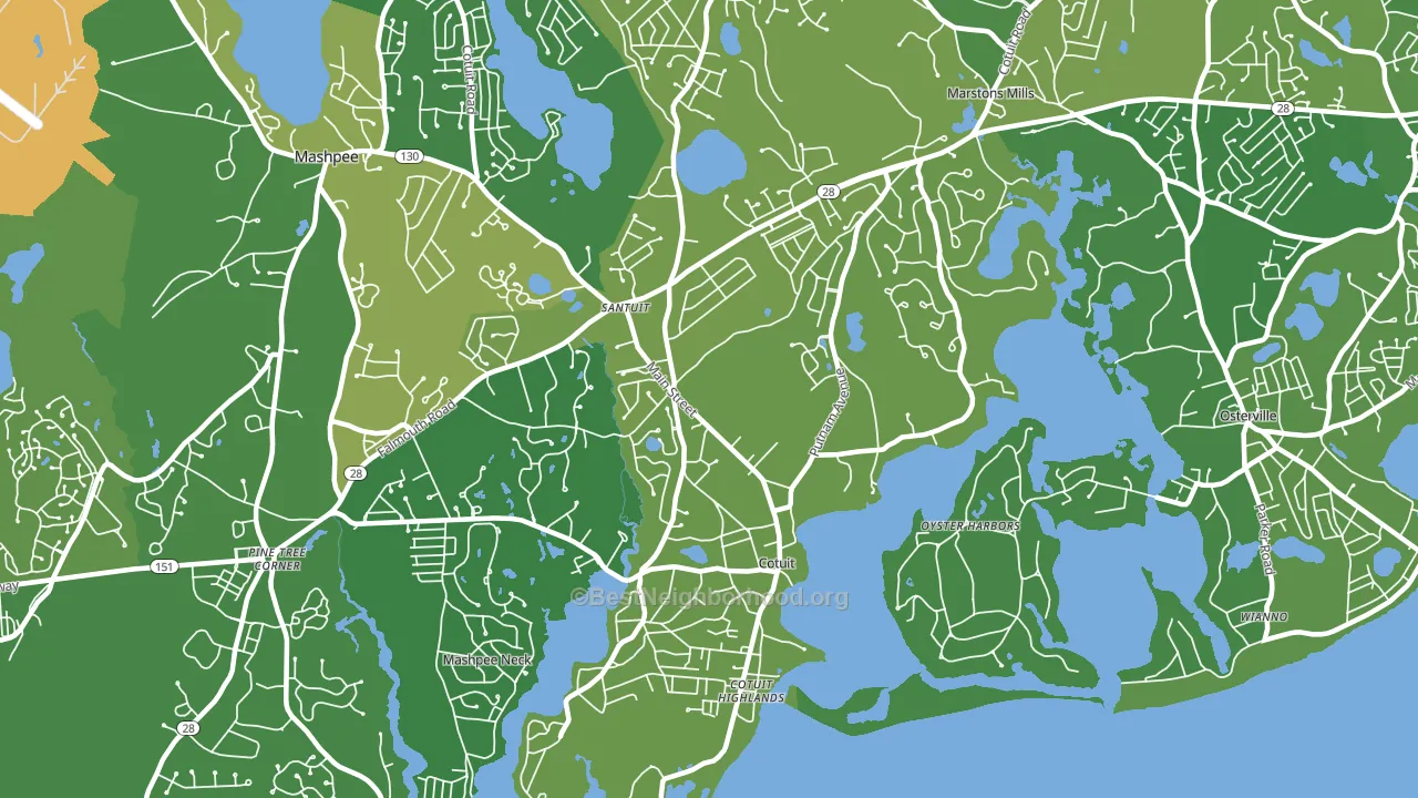 02635, MA block-group voter-turnout map