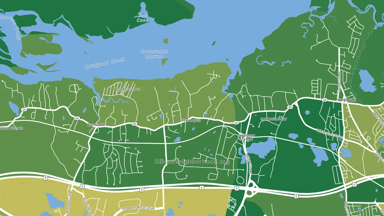 02637, MA block-group voter-turnout map