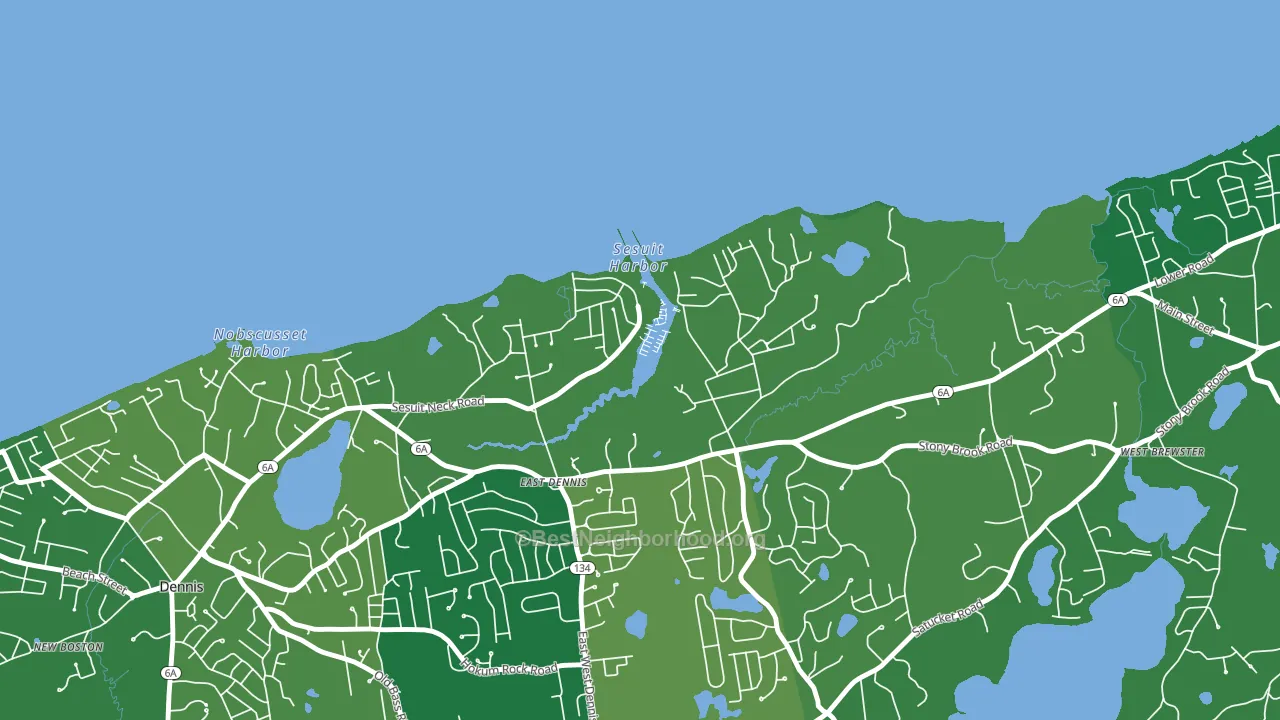 02641, MA block-group voter-turnout map