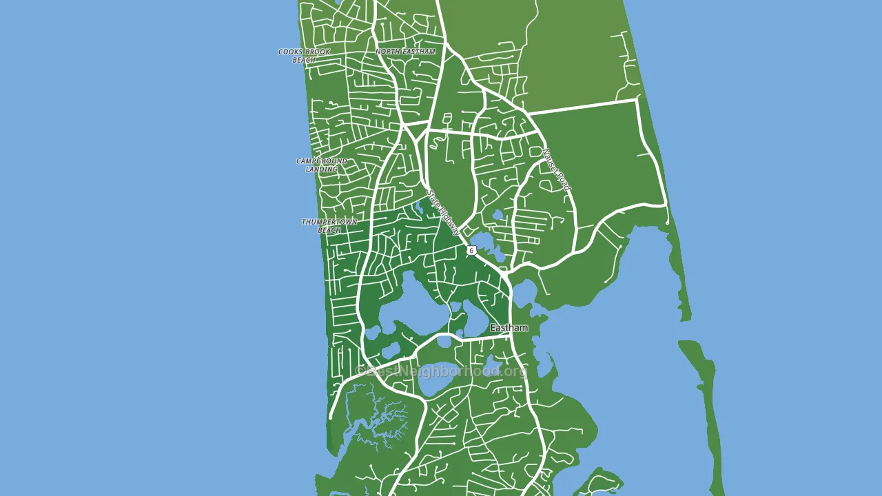 02642, MA block-group voter-turnout map