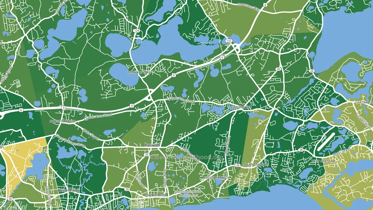 02645, MA block-group voter-turnout map