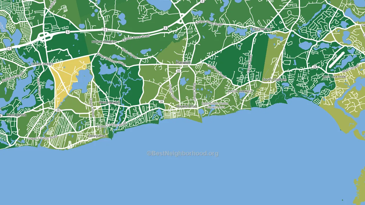 02646, MA block-group voter-turnout map