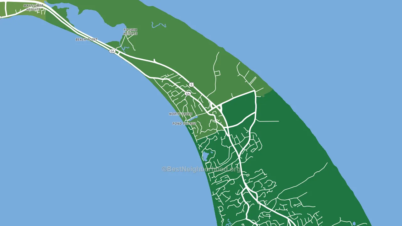02652, MA block-group voter-turnout map