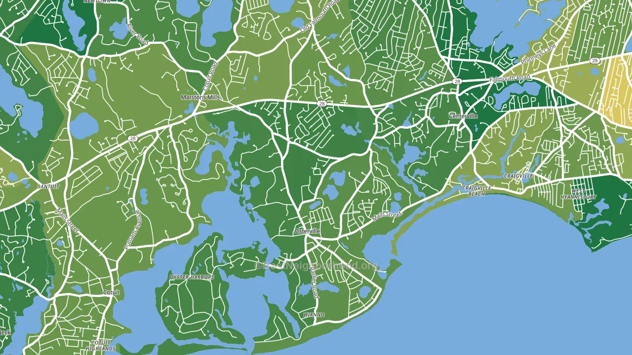 02655, MA block-group voter-turnout map
