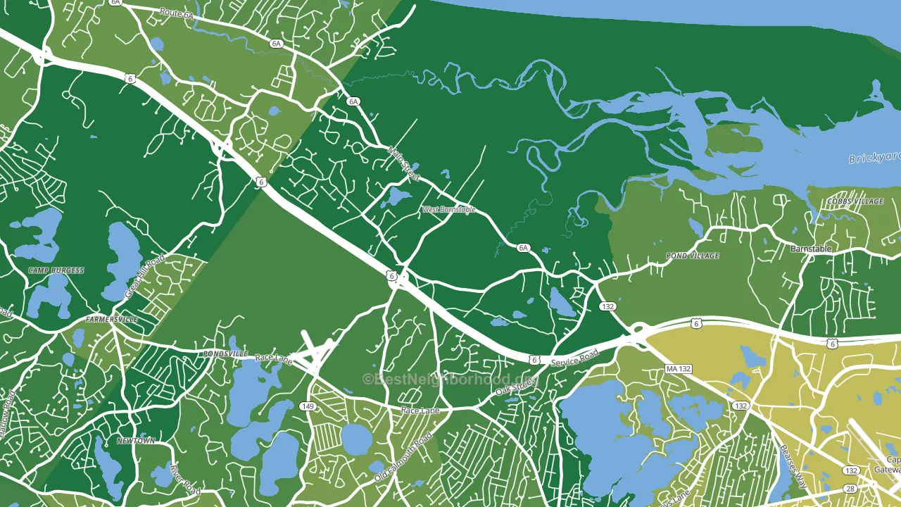 02668, MA block-group voter-turnout map