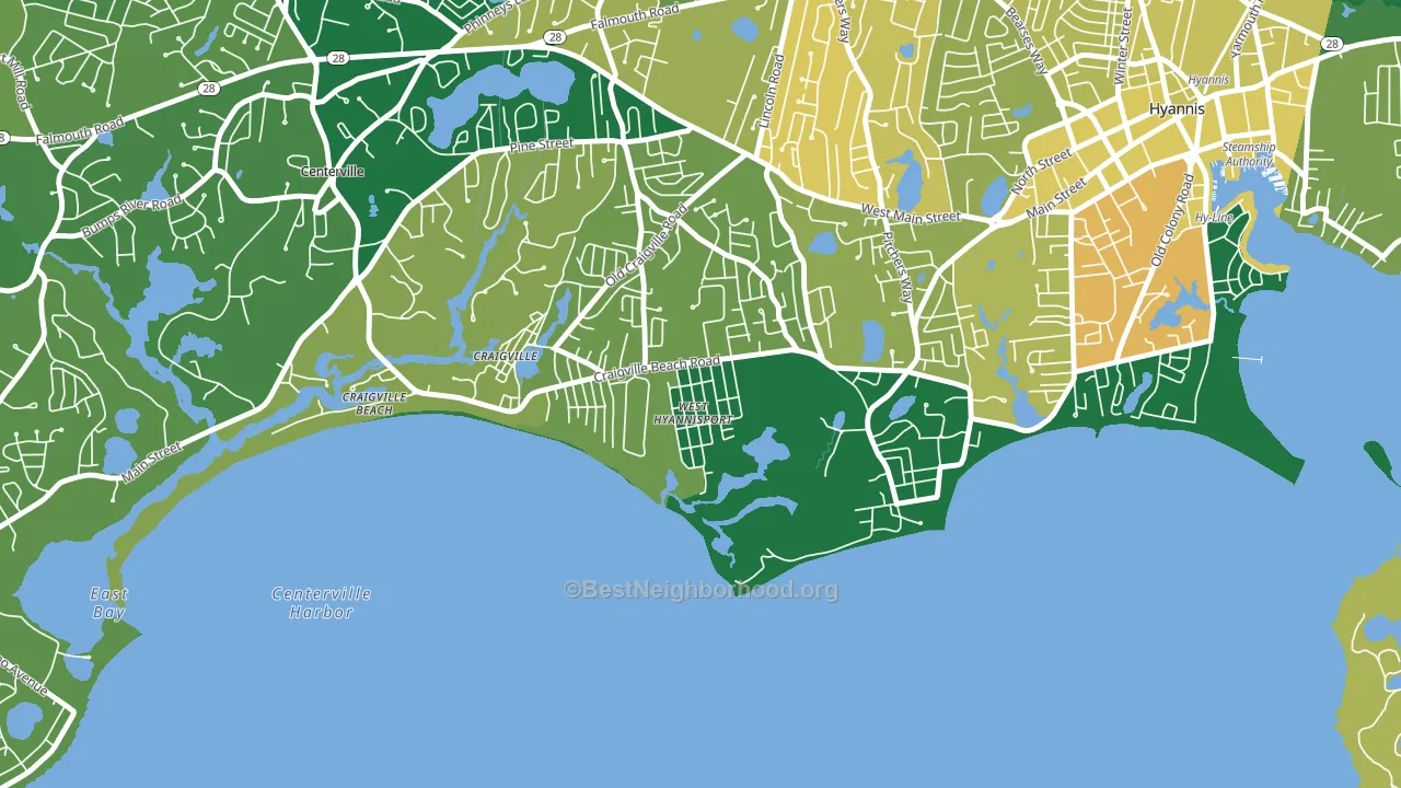 02672, MA block-group voter-turnout map