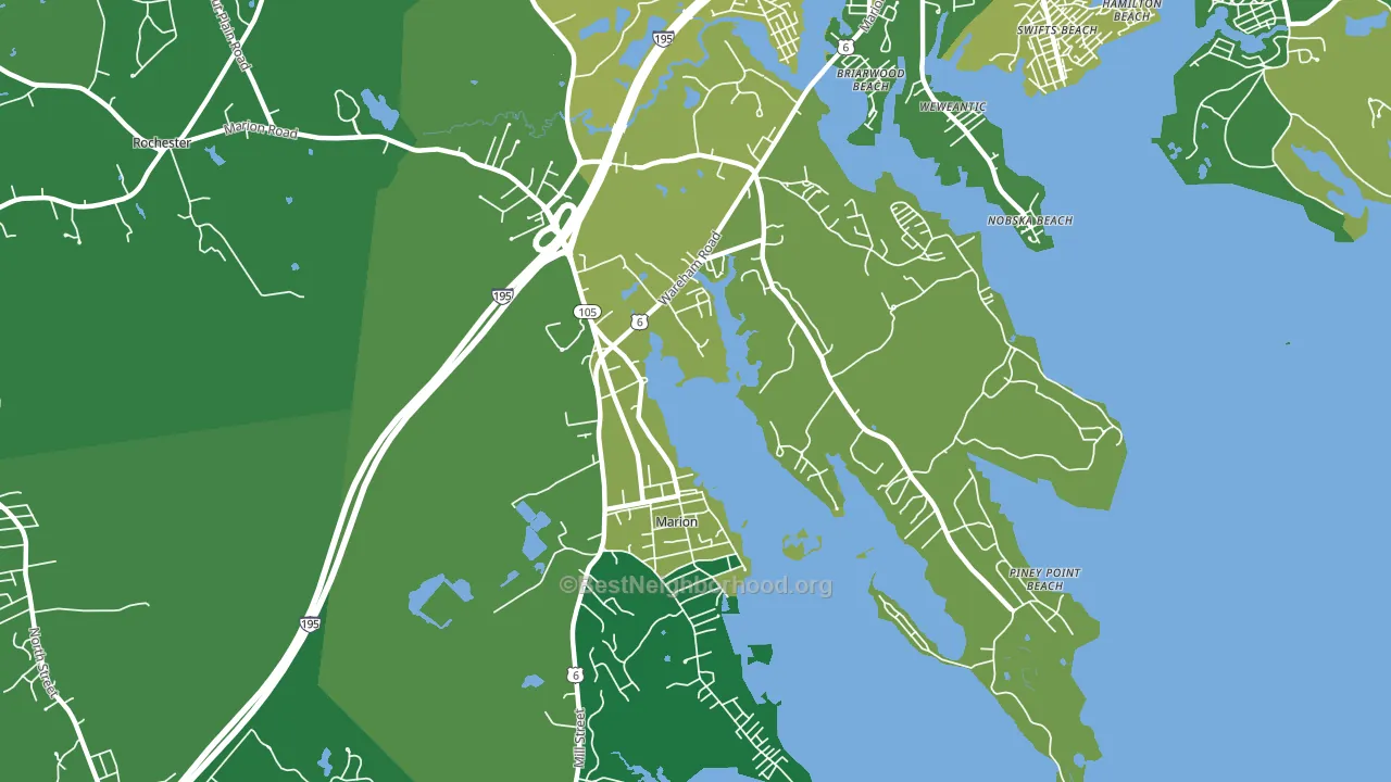 02738, MA block-group voter-turnout map