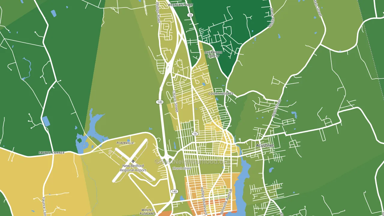 02745, MA block-group voter-turnout map