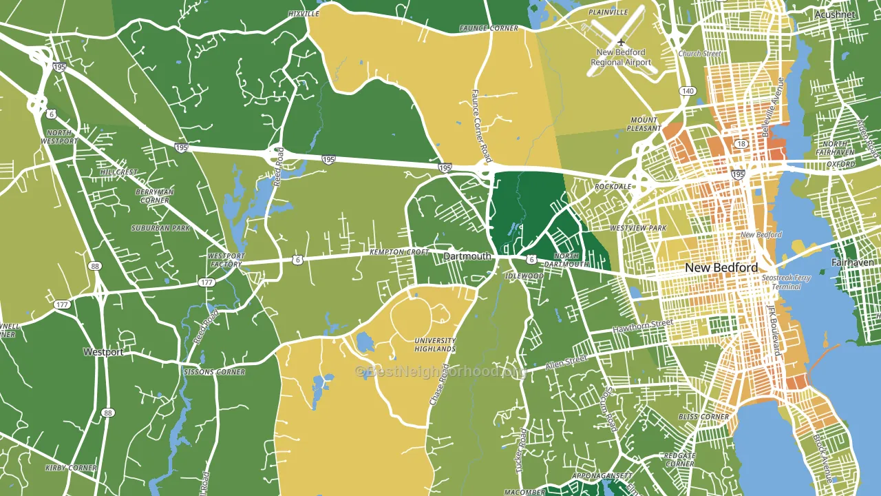 02747, MA block-group voter-turnout map