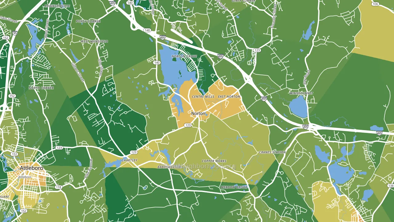 02766, MA block-group voter-turnout map