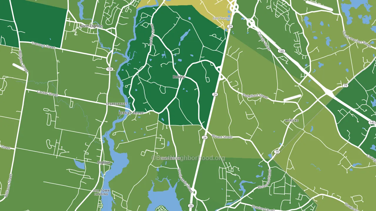 02779, MA block-group voter-turnout map