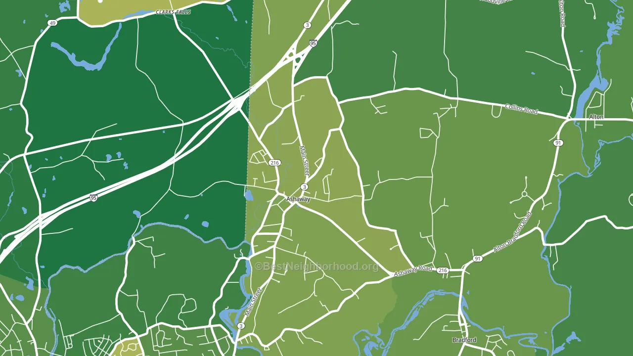 02804, RI block-group voter-turnout map