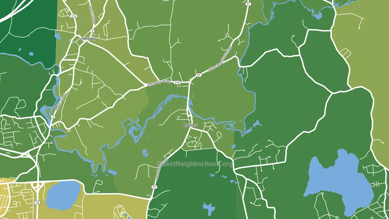02808, RI block-group voter-turnout map