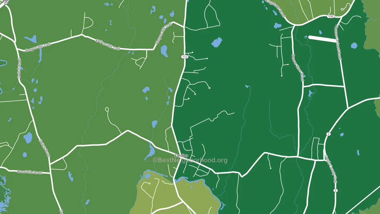 02812, RI block-group voter-turnout map