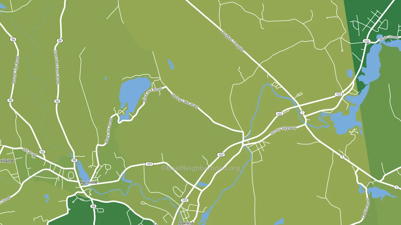 02826, RI block-group voter-turnout map