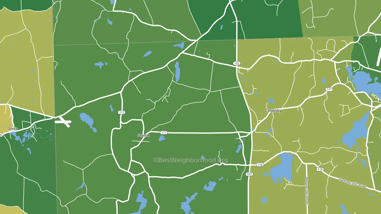 02827, RI block-group voter-turnout map