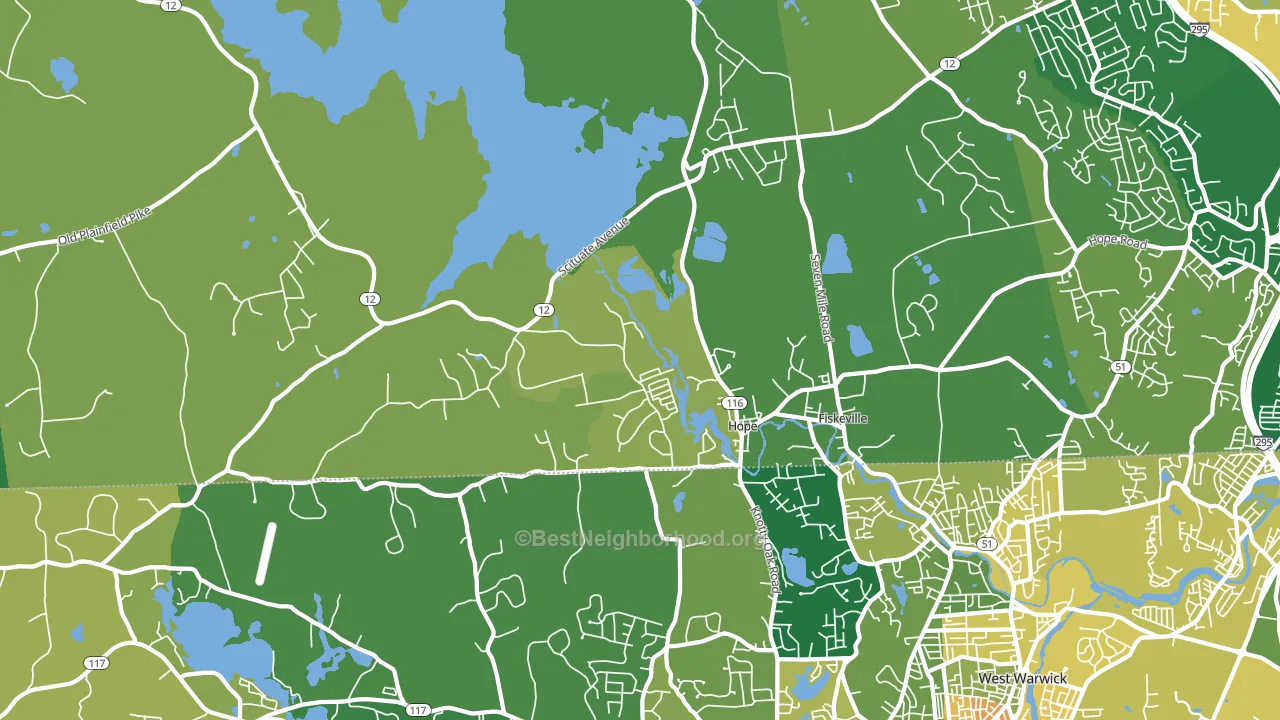 02831, RI block-group voter-turnout map
