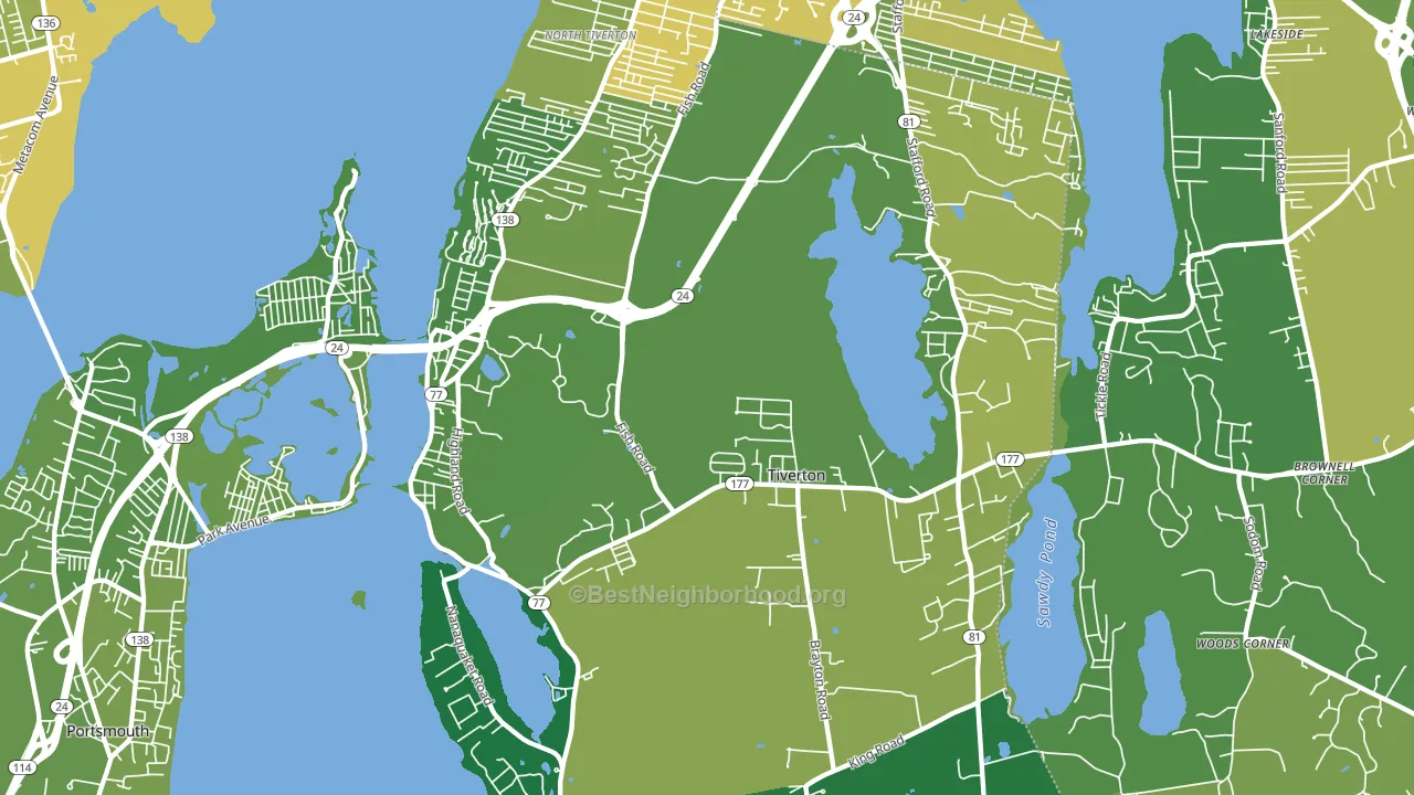 02878, RI block-group voter-turnout map