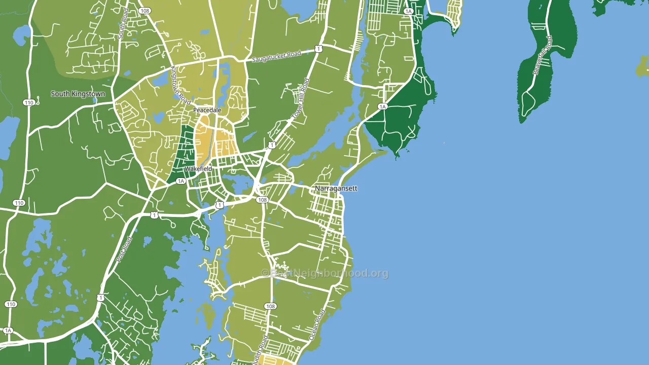 02882, RI block-group voter-turnout map
