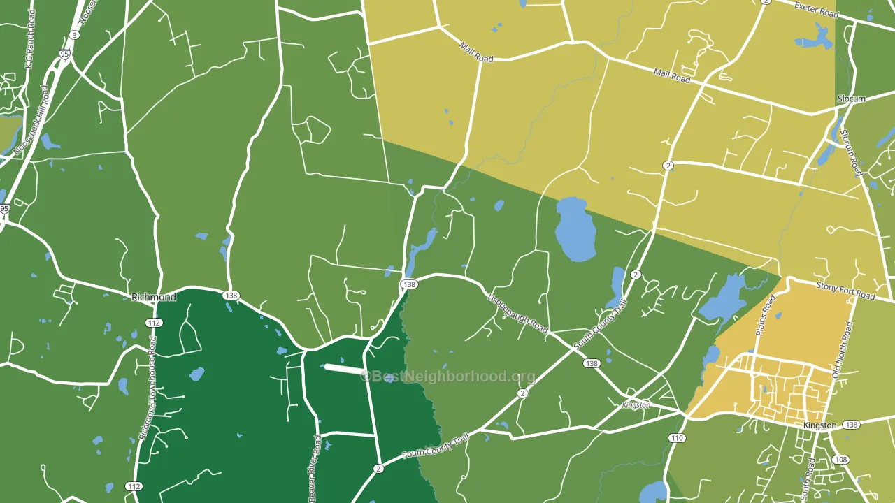 02892, RI block-group voter-turnout map