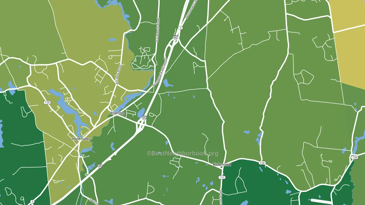 02898, RI block-group voter-turnout map