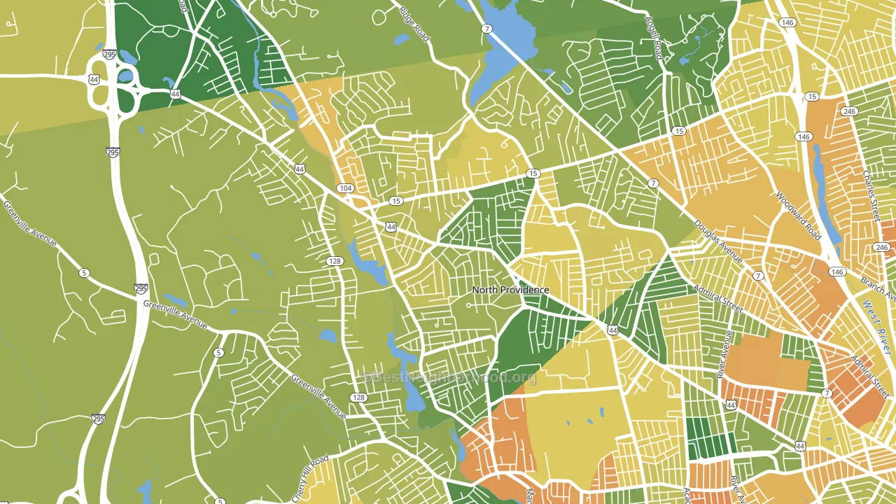 02911, RI block-group voter-turnout map