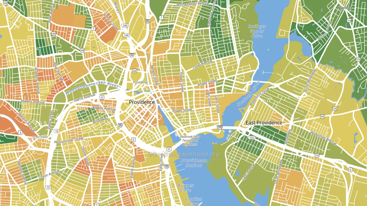 02912, RI block-group voter-turnout map