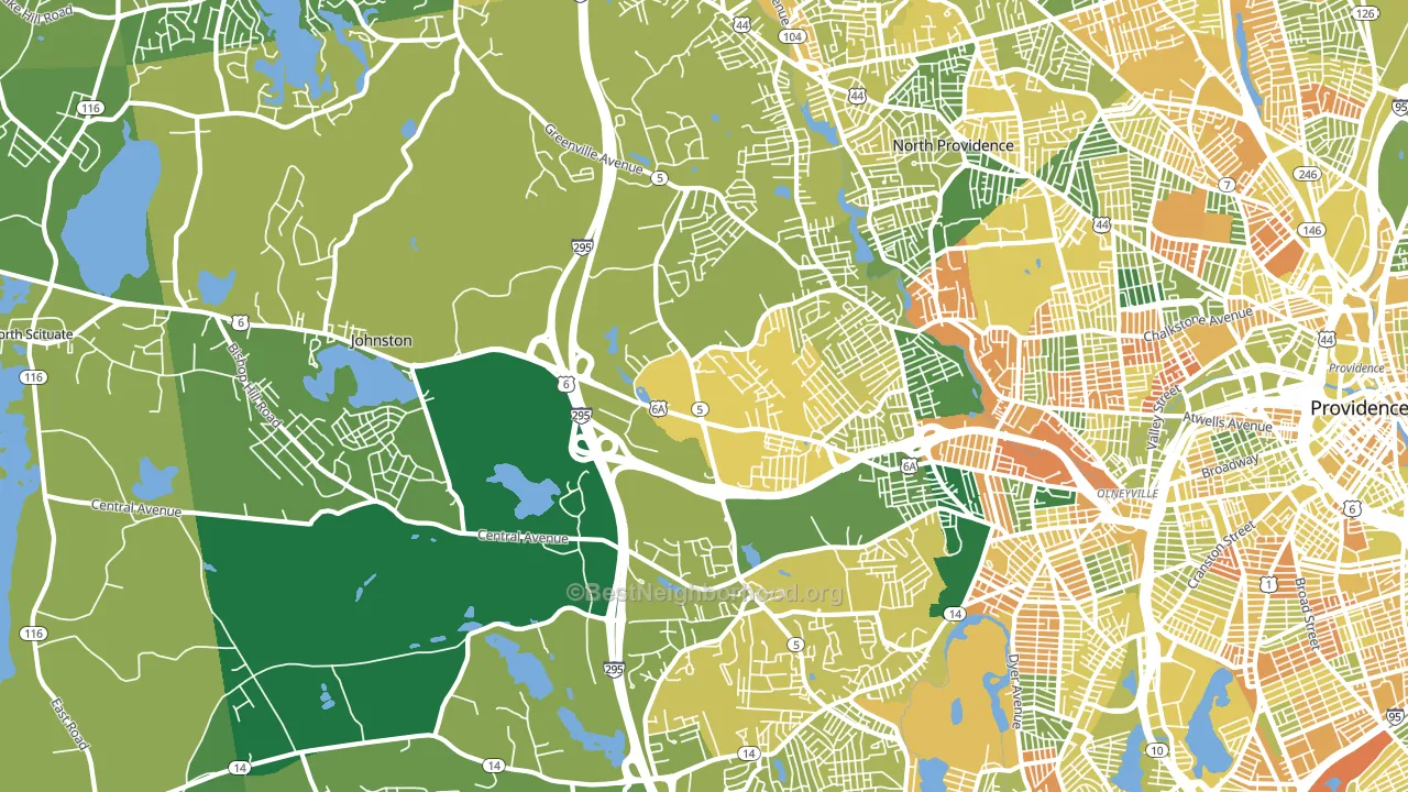 02919, RI block-group voter-turnout map
