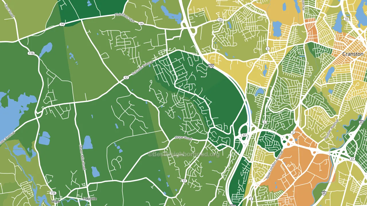 02921, RI block-group voter-turnout map