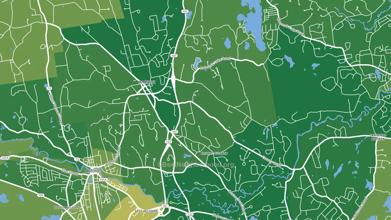 03031, NH block-group voter-turnout map