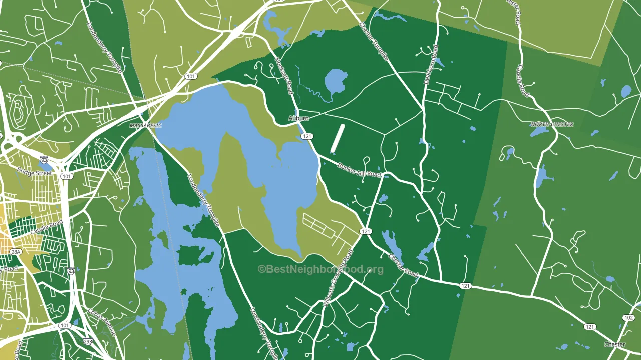 03032, NH block-group voter-turnout map