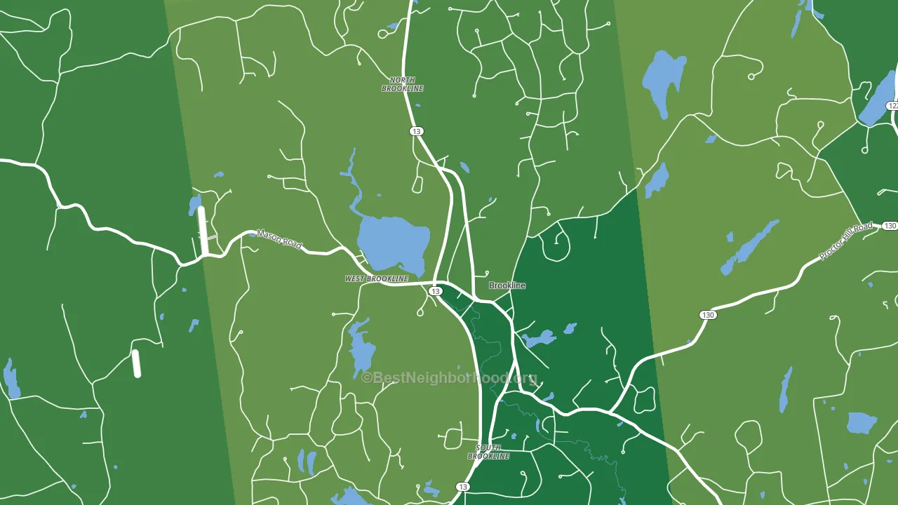 03033, NH block-group voter-turnout map