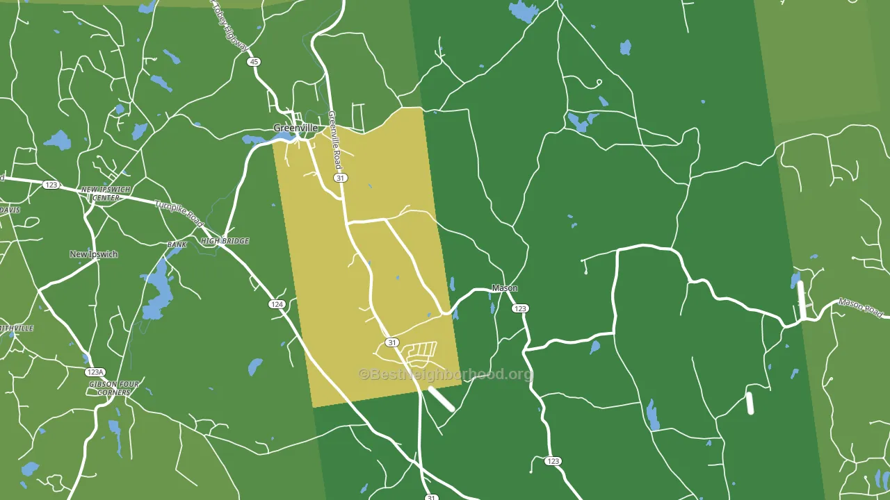 03048, NH block-group voter-turnout map