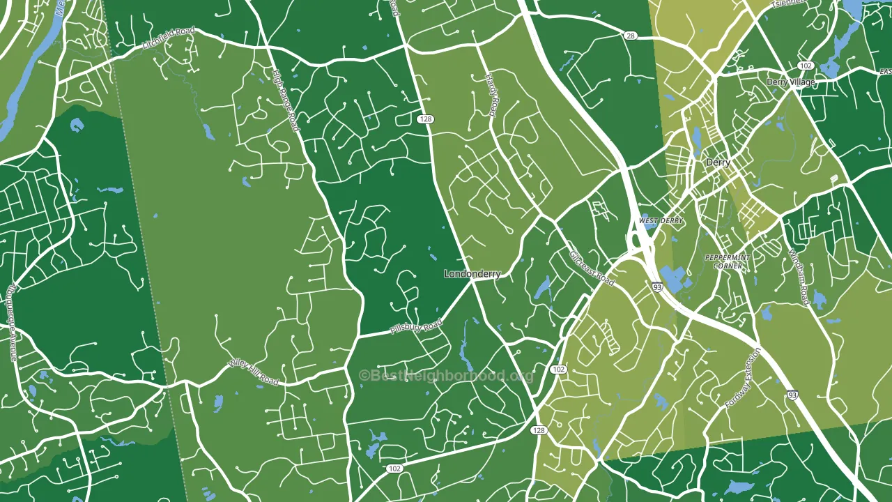 03053, NH block-group voter-turnout map