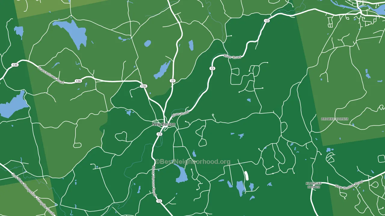 03070, NH block-group voter-turnout map