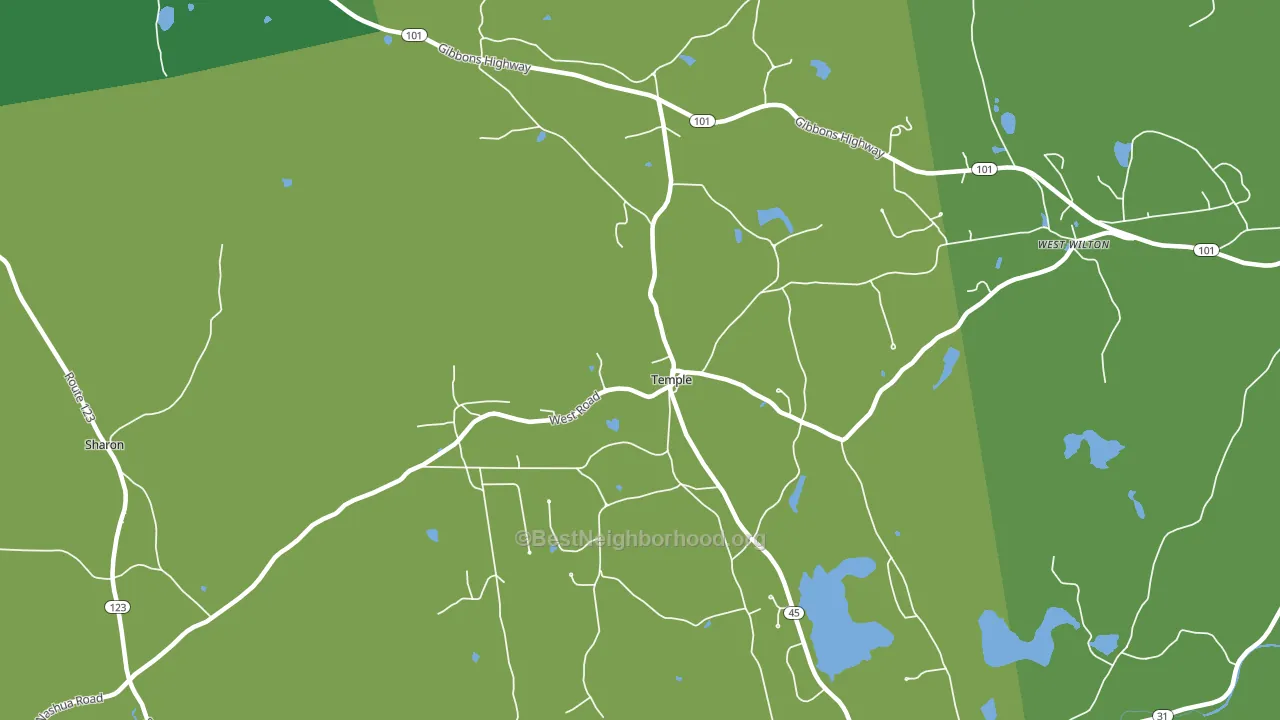 03084, NH block-group voter-turnout map