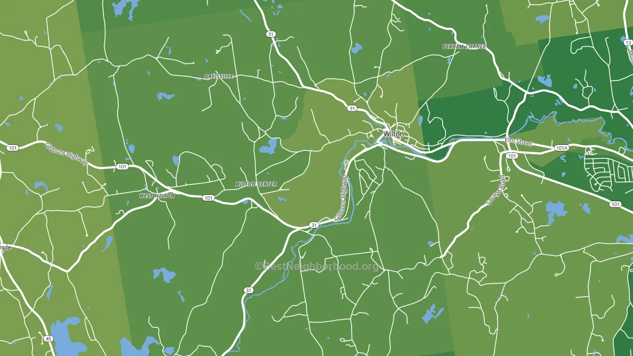 03086, NH block-group voter-turnout map