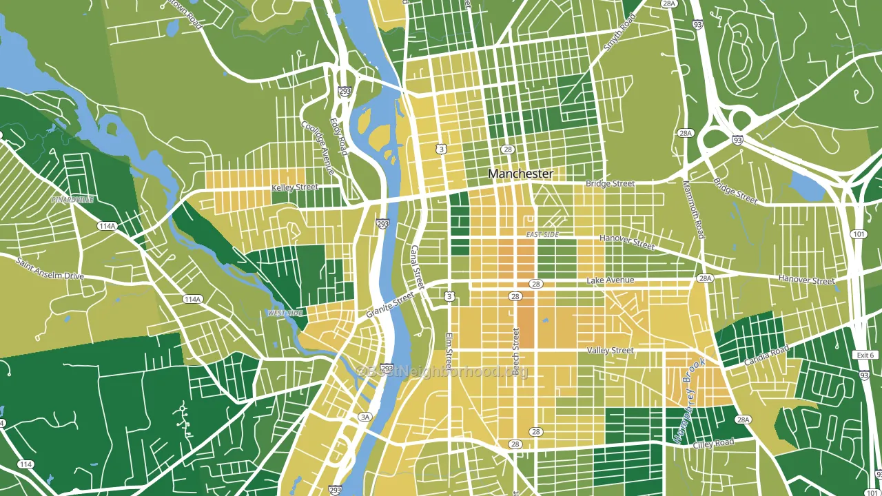 03101, NH block-group voter-turnout map