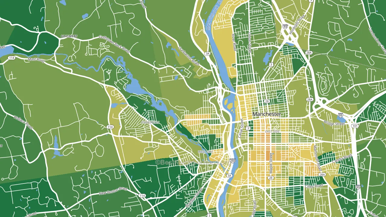 03102, NH block-group voter-turnout map