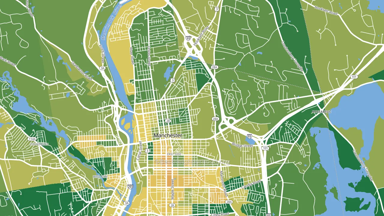 03104, NH block-group voter-turnout map