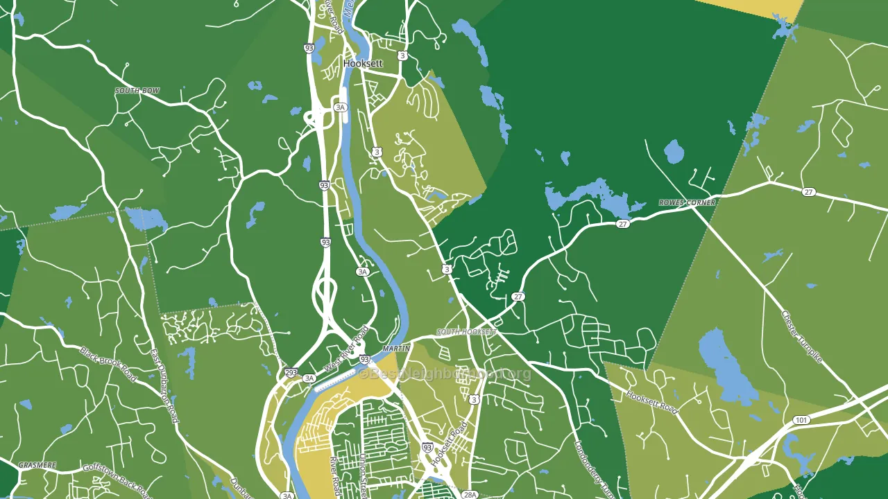 03106, NH block-group voter-turnout map