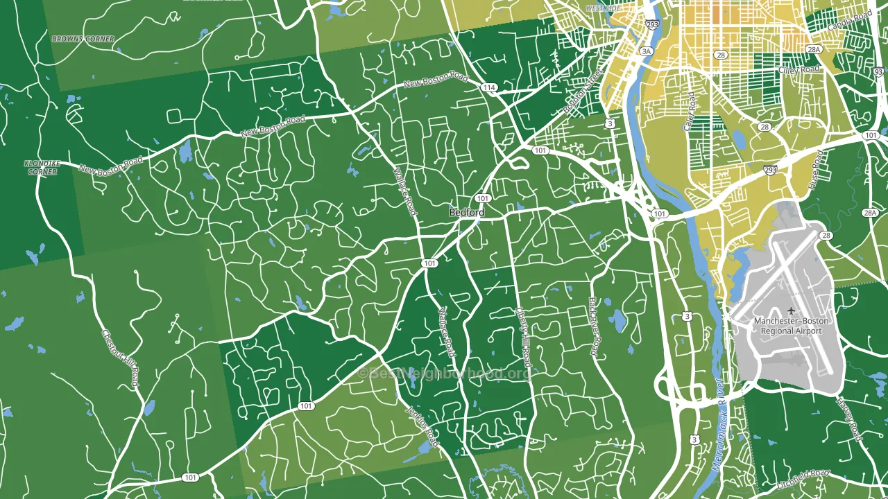 03110, NH block-group voter-turnout map