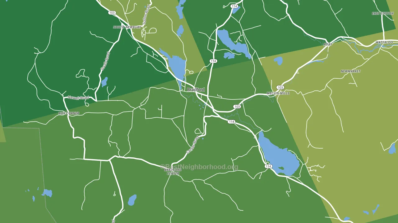 03221, NH block-group voter-turnout map