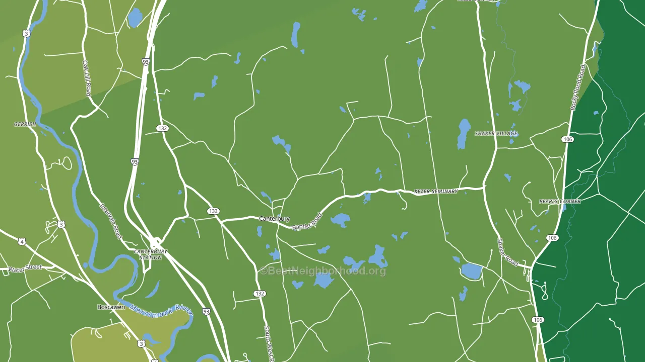 03224, NH block-group voter-turnout map