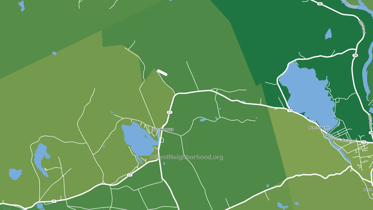 03231, NH block-group voter-turnout map