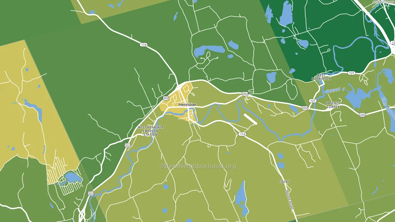 03242, NH block-group voter-turnout map