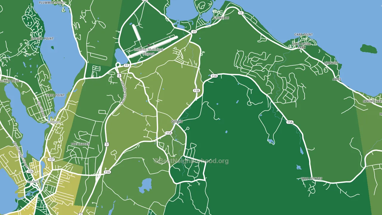 03249, NH block-group voter-turnout map