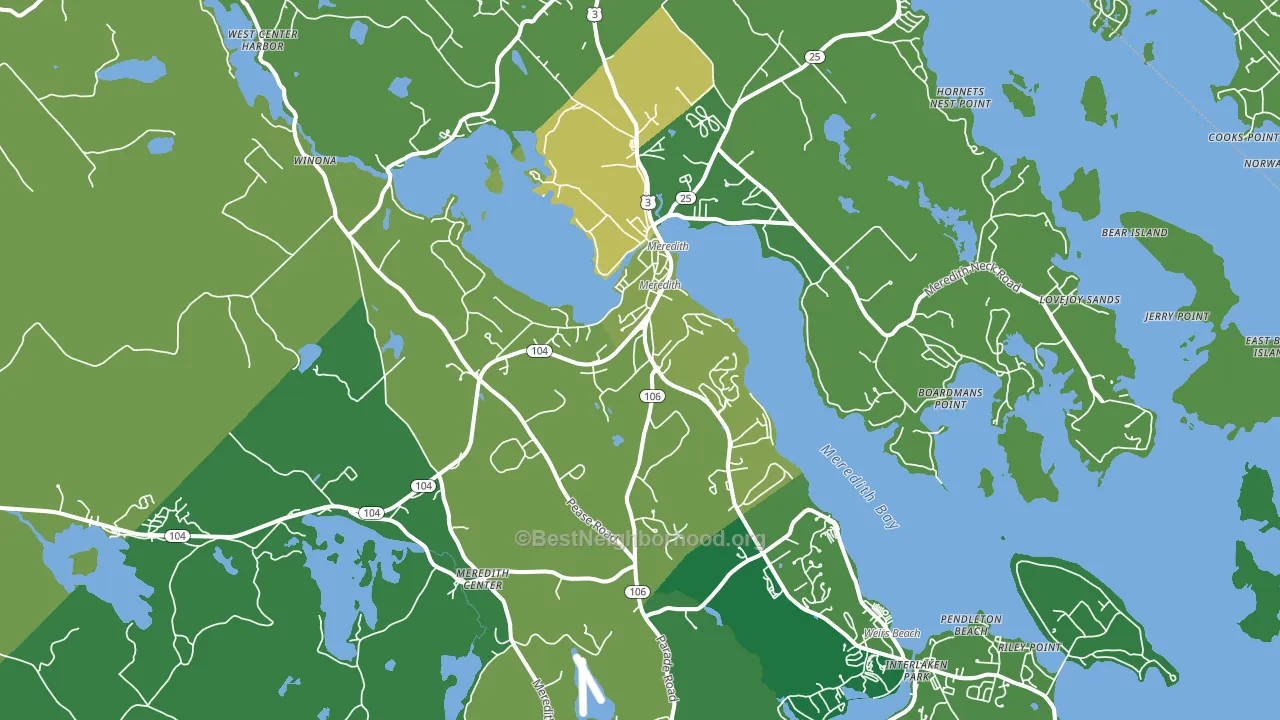03253, NH block-group voter-turnout map